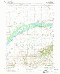 Rogers Nebraska Historical topographic map, 1:24000 scale, 7.5 X 7.5 Minute, Year 1968
