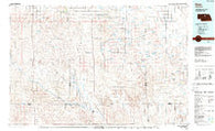 Rose Nebraska Historical topographic map, 1:100000 scale, 30 X 60 Minute, Year 1985