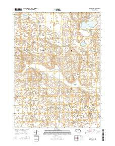 Rose Valley Nebraska Current topographic map, 1:24000 scale, 7.5 X 7.5 Minute, Year 2014