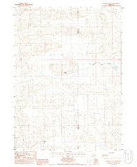 Rosebud Lake Nebraska Historical topographic map, 1:24000 scale, 7.5 X 7.5 Minute, Year 1985