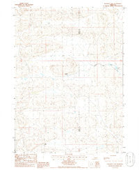 Rosebud Lake Nebraska Historical topographic map, 1:24000 scale, 7.5 X 7.5 Minute, Year 1985