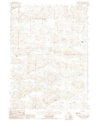 Rosebud Valley Nebraska Historical topographic map, 1:24000 scale, 7.5 X 7.5 Minute, Year 1987