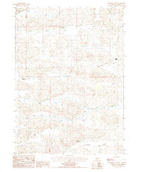 Rosebud Valley Nebraska Historical topographic map, 1:24000 scale, 7.5 X 7.5 Minute, Year 1987