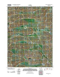 Rosebud Lake Nebraska Historical topographic map, 1:24000 scale, 7.5 X 7.5 Minute, Year 2011