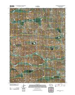 Rosebud Valley Nebraska Historical topographic map, 1:24000 scale, 7.5 X 7.5 Minute, Year 2011