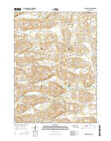 Rosebud Valley Nebraska Current topographic map, 1:24000 scale, 7.5 X 7.5 Minute, Year 2014