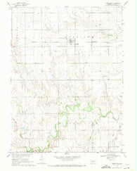 Roseland Nebraska Historical topographic map, 1:24000 scale, 7.5 X 7.5 Minute, Year 1969