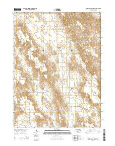 Roten Valley North Nebraska Current topographic map, 1:24000 scale, 7.5 X 7.5 Minute, Year 2014