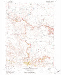 Roubadeau Pass Nebraska Historical topographic map, 1:24000 scale, 7.5 X 7.5 Minute, Year 1963