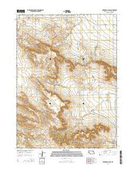 Roubadeau Pass Nebraska Current topographic map, 1:24000 scale, 7.5 X 7.5 Minute, Year 2014