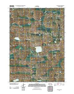 Round Lake Nebraska Historical topographic map, 1:24000 scale, 7.5 X 7.5 Minute, Year 2011
