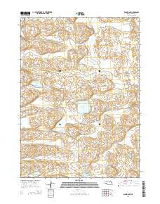 Round Lake Nebraska Current topographic map, 1:24000 scale, 7.5 X 7.5 Minute, Year 2014