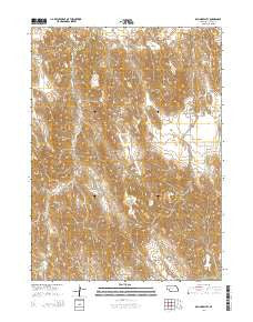 Round Valley Nebraska Current topographic map, 1:24000 scale, 7.5 X 7.5 Minute, Year 2014