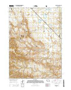 Roundtop Nebraska Current topographic map, 1:24000 scale, 7.5 X 7.5 Minute, Year 2014