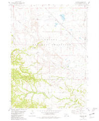 Roundtop Nebraska Historical topographic map, 1:24000 scale, 7.5 X 7.5 Minute, Year 1980