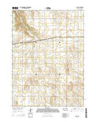 Royal Nebraska Current topographic map, 1:24000 scale, 7.5 X 7.5 Minute, Year 2014