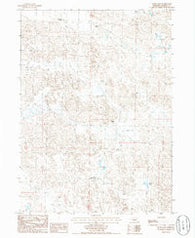 Rush Lake Nebraska Historical topographic map, 1:24000 scale, 7.5 X 7.5 Minute, Year 1986