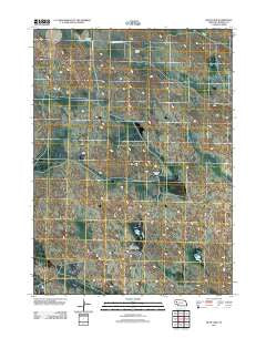 Rush Lake Nebraska Historical topographic map, 1:24000 scale, 7.5 X 7.5 Minute, Year 2011