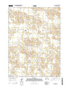 Rush Lake Nebraska Current topographic map, 1:24000 scale, 7.5 X 7.5 Minute, Year 2014