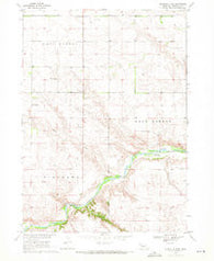Rushville 4 NW Nebraska Historical topographic map, 1:24000 scale, 7.5 X 7.5 Minute, Year 1969