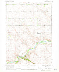 Rushville 4 NW Nebraska Historical topographic map, 1:24000 scale, 7.5 X 7.5 Minute, Year 1969