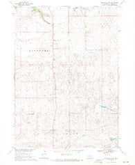 Rushville 4 SW Nebraska Historical topographic map, 1:24000 scale, 7.5 X 7.5 Minute, Year 1969