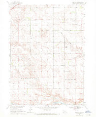 Rushville NE Nebraska Historical topographic map, 1:24000 scale, 7.5 X 7.5 Minute, Year 1969