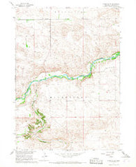 Rushville SW Nebraska Historical topographic map, 1:24000 scale, 7.5 X 7.5 Minute, Year 1966
