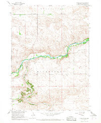 Rushville SW Nebraska Historical topographic map, 1:24000 scale, 7.5 X 7.5 Minute, Year 1966
