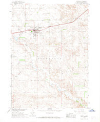 Rushville Nebraska Historical topographic map, 1:24000 scale, 7.5 X 7.5 Minute, Year 1966