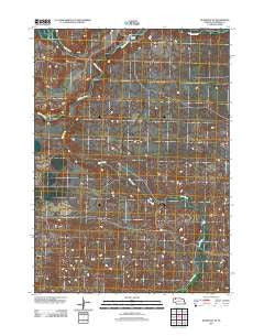 Rushville SE Nebraska Historical topographic map, 1:24000 scale, 7.5 X 7.5 Minute, Year 2011