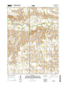 Ruskin Nebraska Current topographic map, 1:24000 scale, 7.5 X 7.5 Minute, Year 2014
