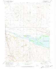 Ruthton Nebraska Historical topographic map, 1:24000 scale, 7.5 X 7.5 Minute, Year 1971