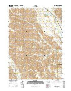Saint Edward SW Nebraska Current topographic map, 1:24000 scale, 7.5 X 7.5 Minute, Year 2014