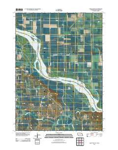 Saint Helena Nebraska Historical topographic map, 1:24000 scale, 7.5 X 7.5 Minute, Year 2011