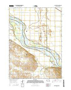 Saint Helena Nebraska Current topographic map, 1:24000 scale, 7.5 X 7.5 Minute, Year 2014