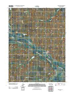 Saint Mary Nebraska Historical topographic map, 1:24000 scale, 7.5 X 7.5 Minute, Year 2012