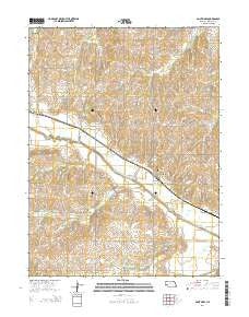 Saint Mary Nebraska Current topographic map, 1:24000 scale, 7.5 X 7.5 Minute, Year 2014