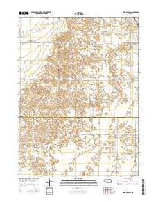 Saint Paul SW Nebraska Current topographic map, 1:24000 scale, 7.5 X 7.5 Minute, Year 2014