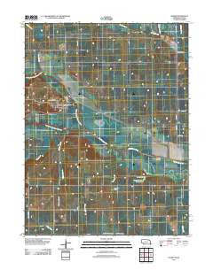 Salem Nebraska Historical topographic map, 1:24000 scale, 7.5 X 7.5 Minute, Year 2011