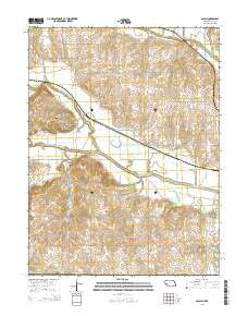 Salem Nebraska Current topographic map, 1:24000 scale, 7.5 X 7.5 Minute, Year 2014