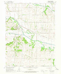 Salem Nebraska Historical topographic map, 1:24000 scale, 7.5 X 7.5 Minute, Year 1965