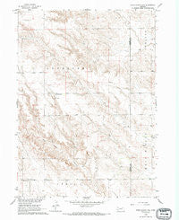 Sand Canyon East Nebraska Historical topographic map, 1:24000 scale, 7.5 X 7.5 Minute, Year 1966