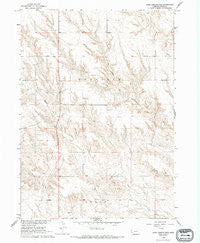 Sand Canyon West Nebraska Historical topographic map, 1:24000 scale, 7.5 X 7.5 Minute, Year 1966