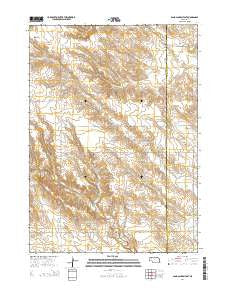 Sand Canyon East Nebraska Current topographic map, 1:24000 scale, 7.5 X 7.5 Minute, Year 2014