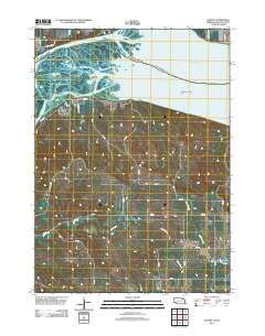 Santee Nebraska Historical topographic map, 1:24000 scale, 7.5 X 7.5 Minute, Year 2011