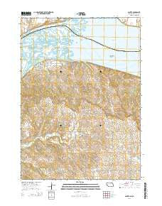 Santee Nebraska Current topographic map, 1:24000 scale, 7.5 X 7.5 Minute, Year 2014