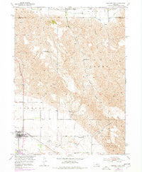 Sargent East Nebraska Historical topographic map, 1:24000 scale, 7.5 X 7.5 Minute, Year 1952