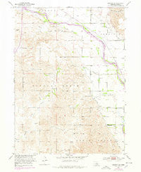 Sargent SE Nebraska Historical topographic map, 1:24000 scale, 7.5 X 7.5 Minute, Year 1952
