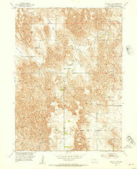 Sargent SW Nebraska Historical topographic map, 1:24000 scale, 7.5 X 7.5 Minute, Year 1952